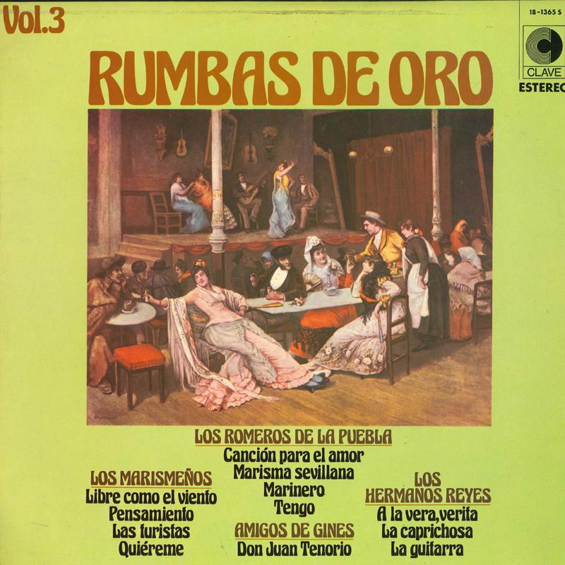 LP Record VARIOUS - Rumbas De Oro Vol.3 181365S CLAVE 1975 Spain Latin Used