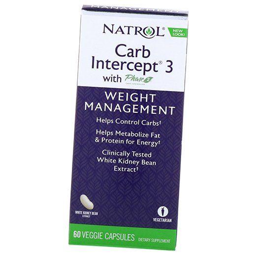 

Блокатор углеводов, Экстракт белой фасоли, Carb Intercept with Phase 2, Natrol 120вегкапс (02358001) 60vcaps