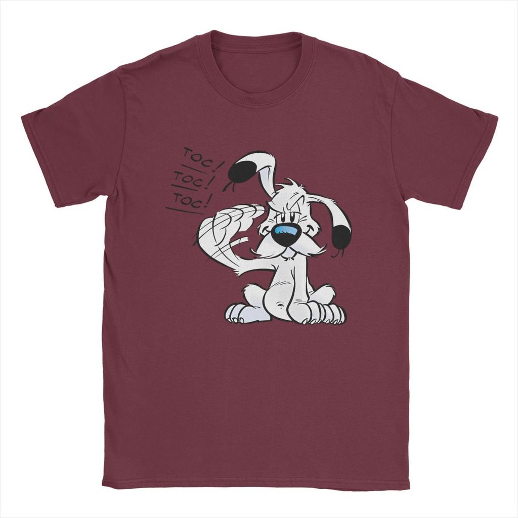 Asterixs And Obelixs T Shirt for Men Pure Cotton Leisure T-Shirts Round Collar Tees Short Sleeve Tops Adult