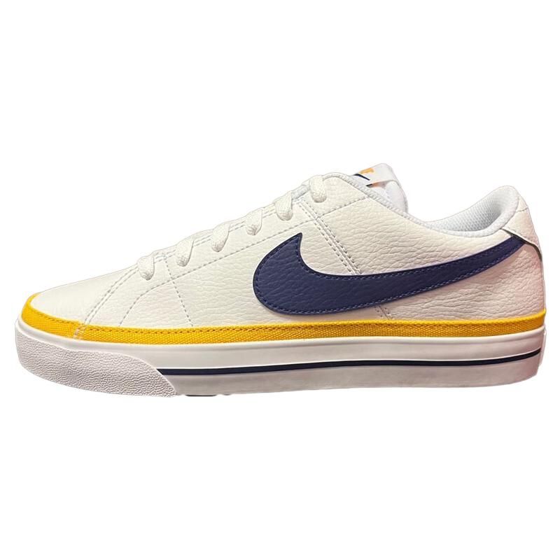 Nike Court Legacy Slip Resistant Lightweight Low Top Skate Shoes Men Sneakers White Purple Yellow DZ2778-157