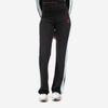 Puma X Dua Lipa Co-Branded Spliced Letter Logo Embroidered Knit Flared Pants Women Bottoms Black 536629-01