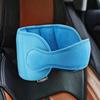 Car Seat   Headrest Pillow Sleeping Head Support Pad Fixing Band for Kids Baby (Gray)