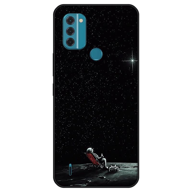 Sunrive Cover compatibile con Nokia C31, Custodia Case in molle Trasparente silicone Morbida Flessibile Antigraffio protettiva back custodie(tpu Gatto tigre 2
