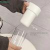 Portable Travel Toiletry Cup - 2-in-1 Clear Container Toothbrush Holder for Bathroom & Travel