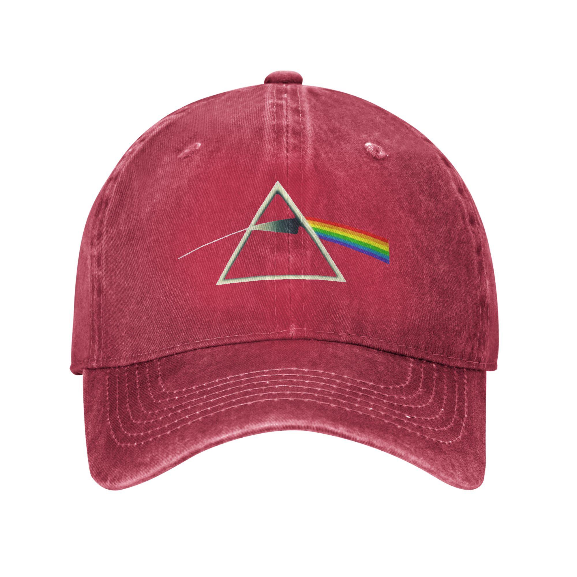 

Джинсовая ткань с принтом Темная сторона Луны Бейсболки Snapback Бейсбольные кепки Дышащая Кепка для улицы для мужчин и женщин One Size