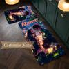 Nezuko & Tanjiro (1) Customize Name Flannel Kitchen Mat Soft Non-Slip Kitchen Floor Runner Rug for Home Kitchen Decor