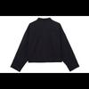 Nike Cropped Coats Women's Black Lapel Moderate DM6244-010