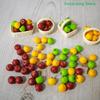 [CL]5/10Pcs 1/12 Miniature Little Apple Simulated Mini Desktop Decoration Food Play Scene Decoration[CL]
