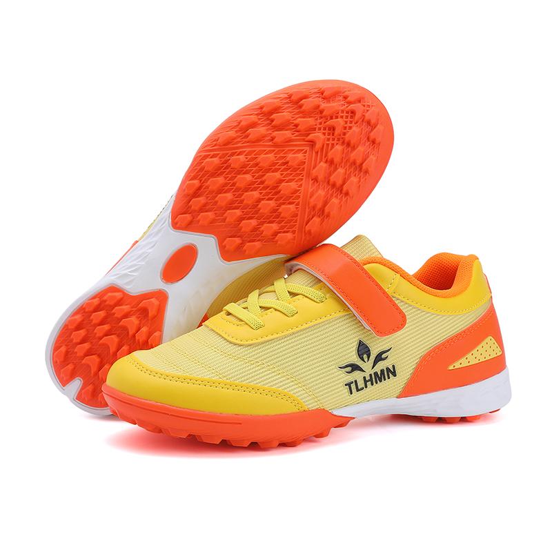 Zapatos de entrenamiento para niños y adolescentes, zapatillas de fútbol con clavos cortos, antideslizantes, resistentes al desgaste, absorbentes de golpes, de gran tamaño