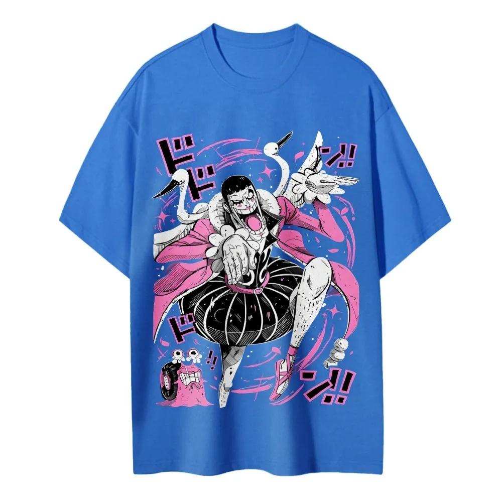 One Piece Bentham Unisex Pure Cotton Tshirt 2026 Summer Hot Anime Print American Loose Casual Parentchild Short Sleeved Top