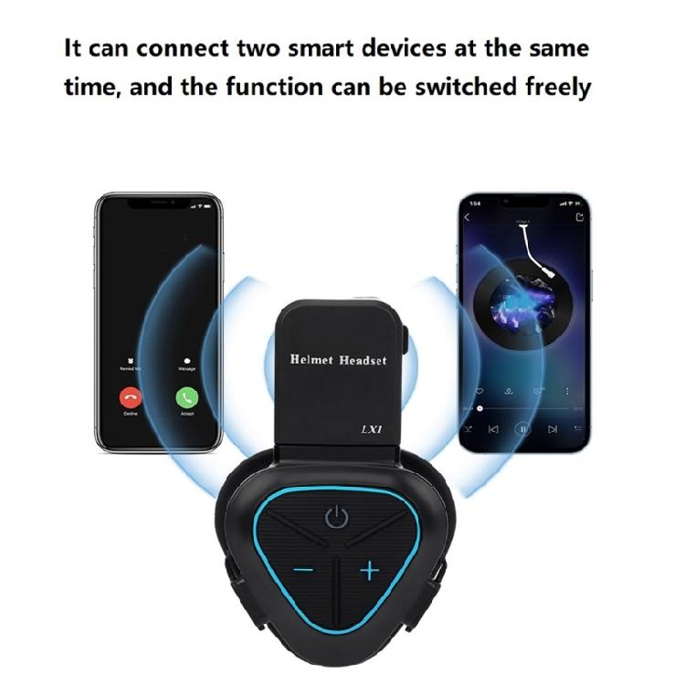 Handfree Headset for Helmets, Delivery Riders, Waterproof, Powerful Sound, 350mAh Long Battery Life, and Comfortable Fit