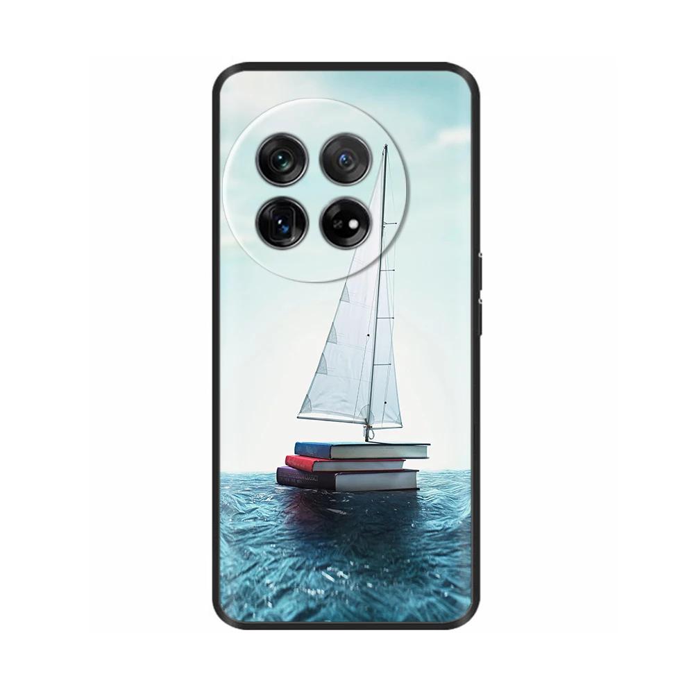For OnePlus 12 Case Cover Silicone Soft TPU Phone Cases Bumper for One plus 12R 1+12 Oneplus12 5G Back Cover Funda Shockproof