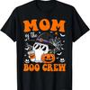 Mama Boo Crew Groovy Geist Passendes Familien Halloween T-Shirt