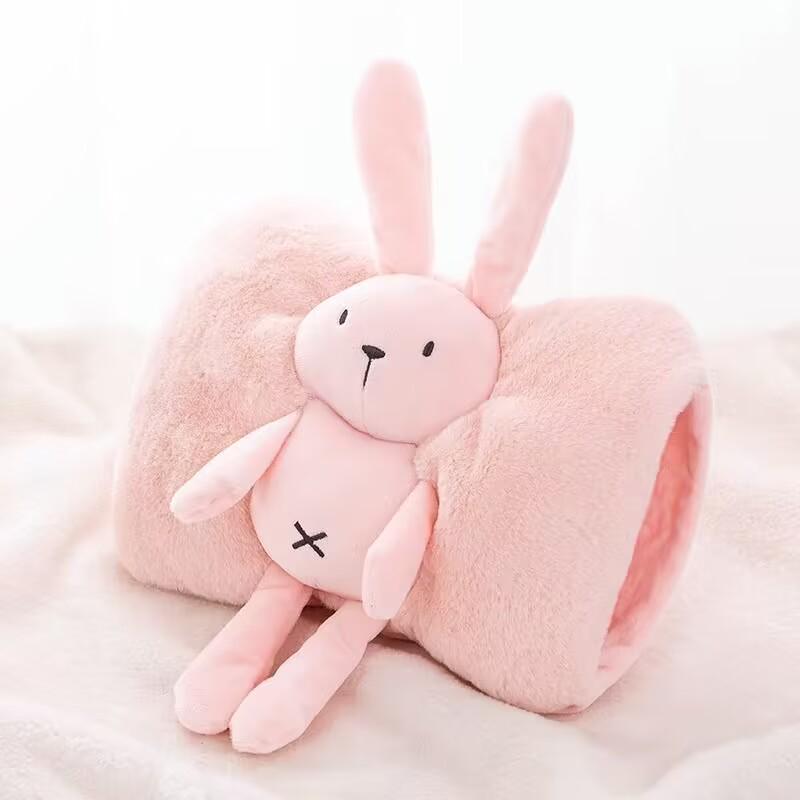 Electric Plush Hot Water Bottle: Washable, Cute Warm Baby Compress Bag & Hand Warmer
