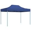VidaXL Profi-Partyzelt Faltbar 3x4 m Stahl Blau