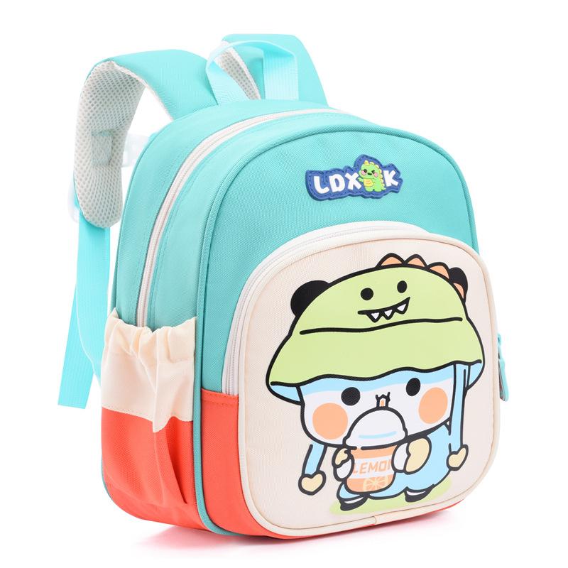 Neue Mode Macaron Farbe Kindergarten Schultasche Ultraleicht Niedlich Cartoon Junge Baby Rucksack Hochwertige Oxford Büchertasche für Mädchen 3 Jahre Alt Klasse 1-2