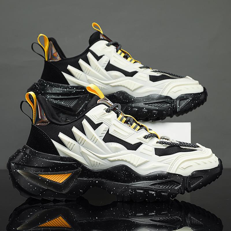 Pantofi de explozie celebritate internet pantofi de bărbați toamnă Putian pantofi sport de alergare adolescenți sens înalt brand de val stradă prăjită mecha pantofi de tată