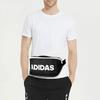 New Adidas Polyester Crossbody Bags Fanny Pack Regular Unisex Black/White Logo DZ9238