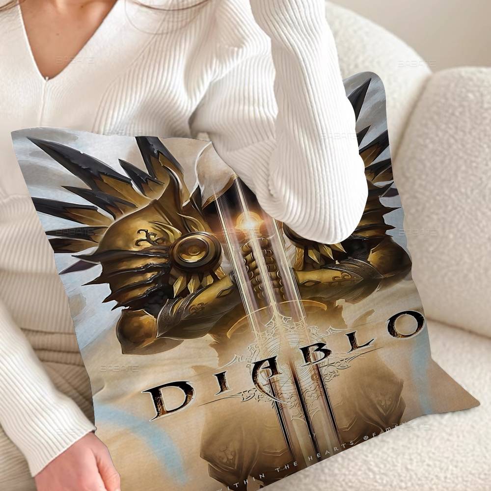 RPG Game D-Diablo 4 Personalized picture text home decorative pillows Household Gifts 45x45cm