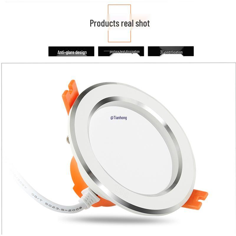 Foshan Recessed Ceiling Light: Living Room Downlight/Spotlight for Aisles and False Ceilings.