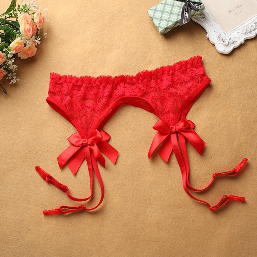 Floral Suspender Belt Adjustable Straps Garters for Stockings Lace Garter Belt  Intimate Wear