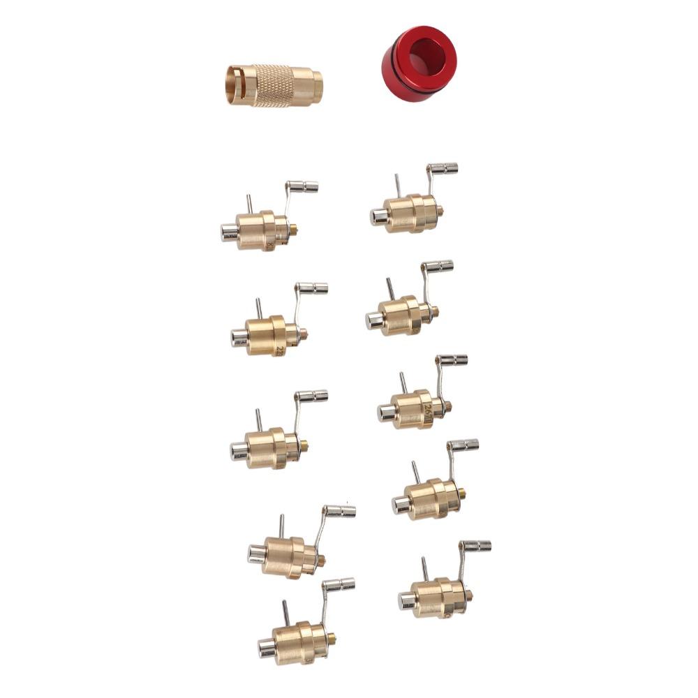 10Pcs Precision design Mainspring Coiler Full copper material Watch Repair Tool  Mainspring coiling