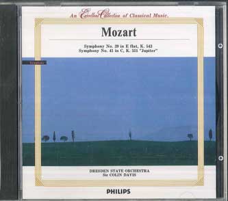 

CD - Моцарт: Симфония №. 39, Symphony N MP103 PHILIPS Япония Классический Б/У
