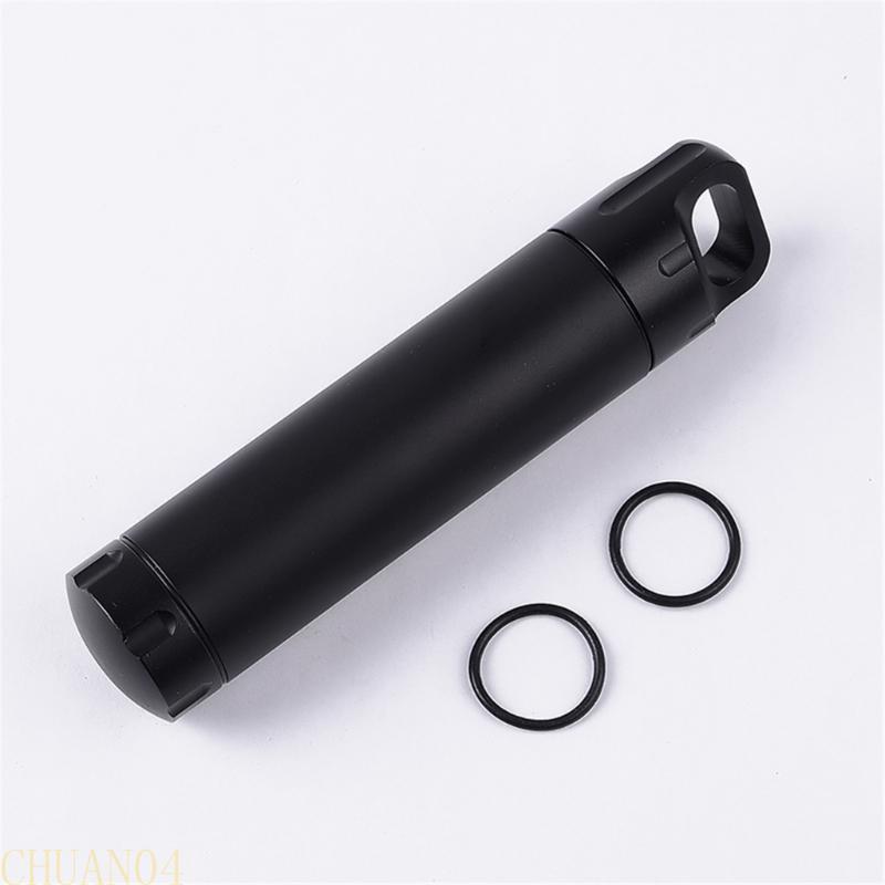 A1A2 Aluminum Alloys Outdoor Waterproofed Capsules Double Ended Opening Container for Camping and Hiking