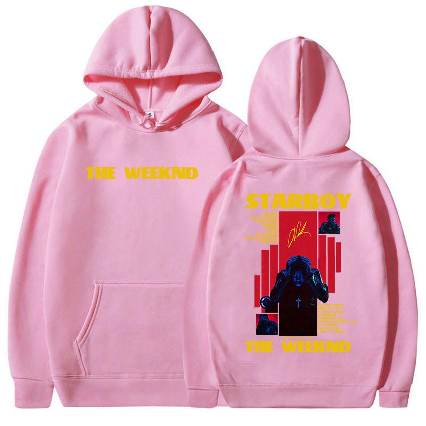 Rapper THE WEEKND STARBOY Album 2025 Merch Hoodie Men Women Harajuku Gothic Hip Hop Fashion Pullover Sweatshirts Fans Streetwear