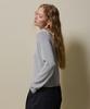 Shine On You Airy Linen Blend Slim Hoodie Knit_Soft Gray