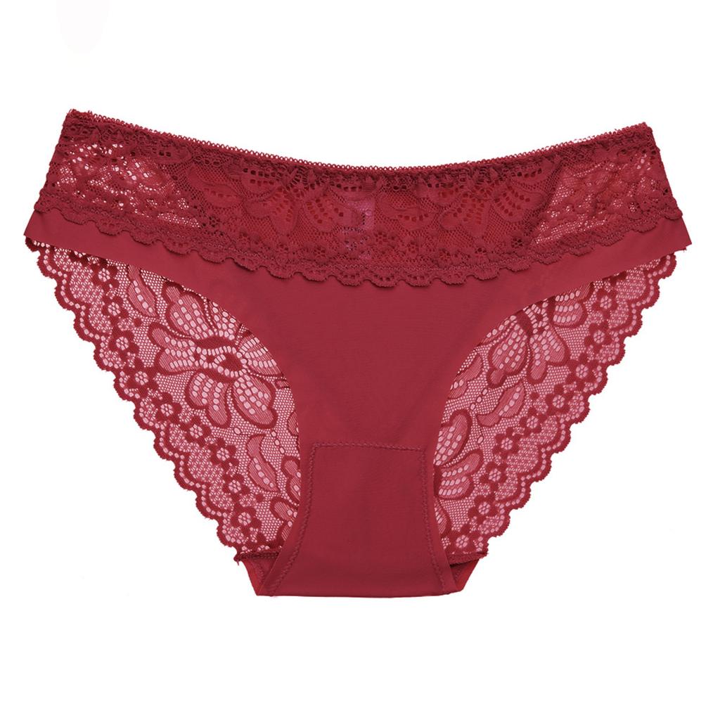 Women's Lace-trimmed, Openwork Sexy Panties