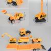 1Set Large Alloy Construction Truck Model Toys Alloy Aircraft Racing Helicopter Scooter Model