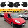 För Citroen Berlingo III Combo E Peugeot Partner II Rifter 2012-2018 Bilklistermärke Backspegel Sidobackspegelskydd Vingkåpa Fodral Dekorationslist