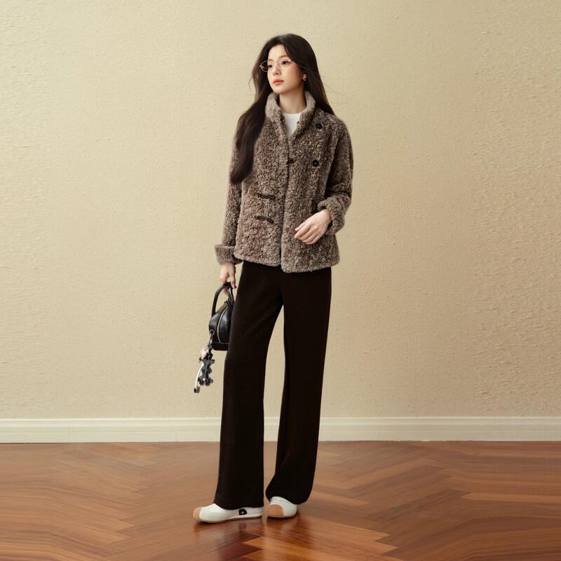 SEIFINI Women's Knit Straight-Leg Casual Pants