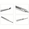 Professional Stainless Steel Cuticle Pusher Nail Exfoliator Dead Skin Fork Manicure And Pedicure Tools Nail Care Unscented