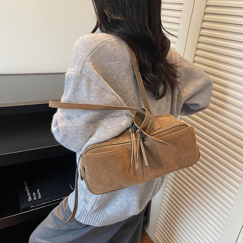 Retro Bag Women's Large Capacity 2025 New Autumn and Winter Versatile Casual Shoulder Underarm Bag Work Commuter Pillow Bag