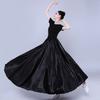Fashion Smooth Gypsy Women Skirt Carnival Polyester Belly Dance Dress Ballroom Dance Big Swing Paso Doble Dance Dress Women