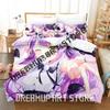 3D Print Tokoyami Towa Bedding Set Single Twin Full Queen King Size Bed Set Adult Bedroom Duvetcover Sets Anime Bed Sheet Set