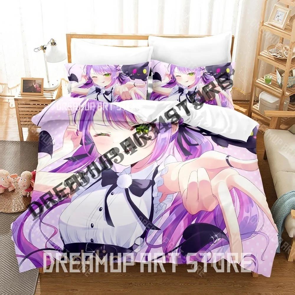 3D Print Tokoyami Towa Bedding Set Single Twin Full Queen King Size Bed Set Adult Bedroom Duvetcover Sets Anime Bed Sheet Set
