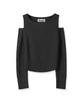AVANDRESS Noga Shoulder Cut-Out Knit Black