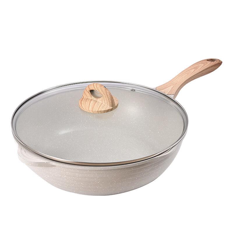 Jeetee 24cm Non-stick Frying Pan with Glass Lid