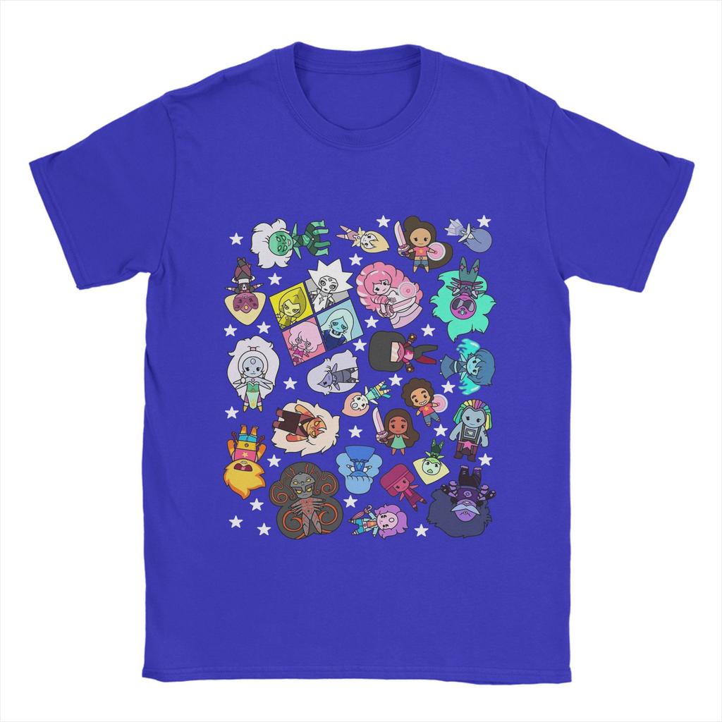 Steven Universe  T Shirt Summer  Cotton T-Shirts For Men's Fashion Casual Tee Shirt Short Sleeve Y2K Retro Tees