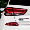 Car Styling GT 3D Metal Chrome Zinc Alloy Emblem Car Badge Body Fender Adhesive Emblem For Peugeot GT RCZ 308 508 3008 5008