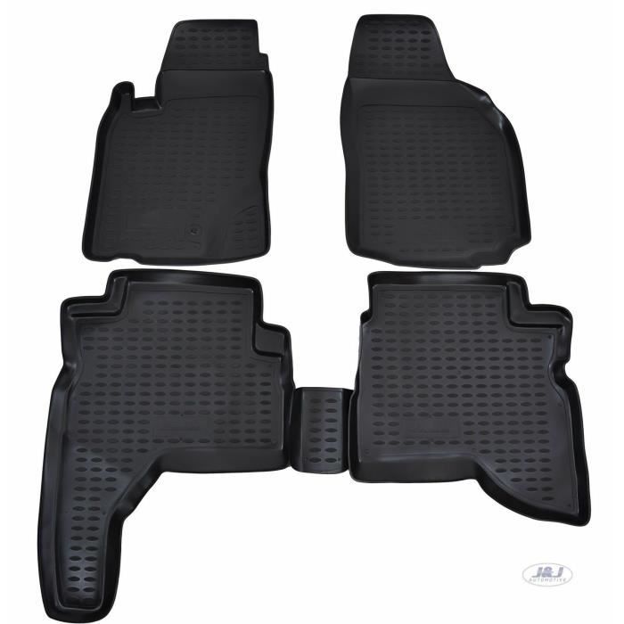 J&J AUTOMOTIVE | Tapis De Sol En Caoutchouc 3D Exclusive Pour Mitsubishi L-200 1998-2005