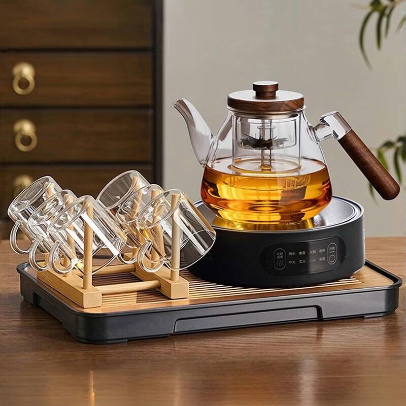 YIHUTEA Glass Teapot & Electric Tea Stove Set