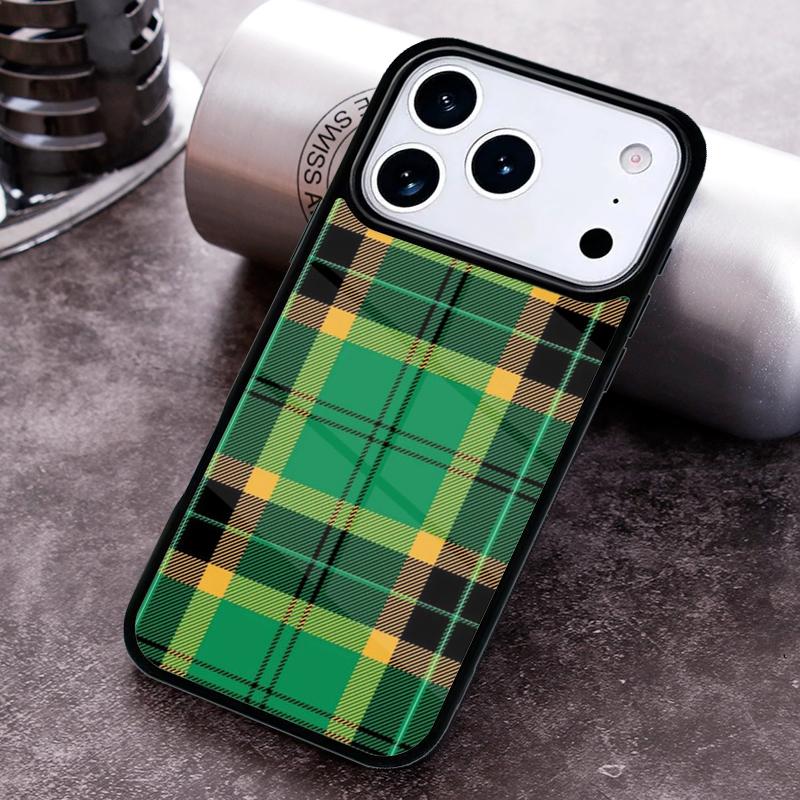 Schottisches Karomuster Warme Karomuster Handyhülle für iPhone 17,16e,15,14,13,12,11,Mini,Pro,MAX Weiche Silikonhülle