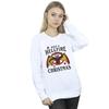 Netflix Womens/Ladies Stranger Things Hellfire Christmas Sweatshirt