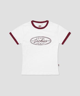 Dickies Starpoint Slub Ringer T-skjorte Hvit