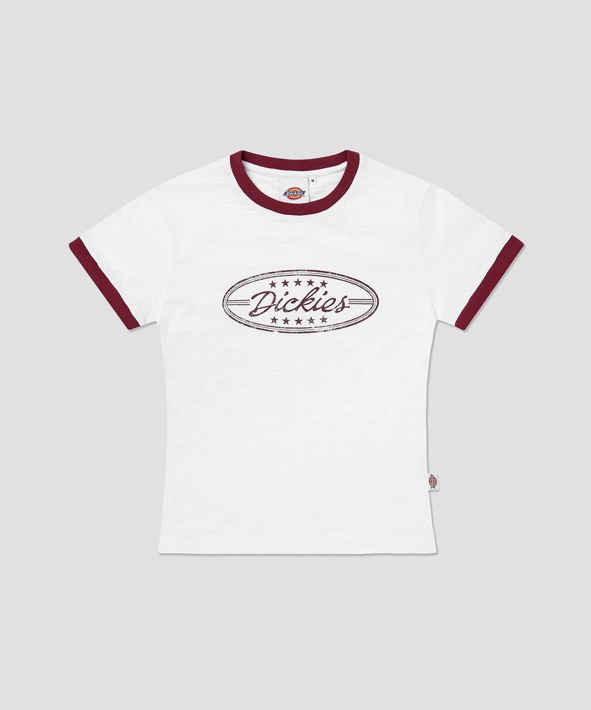 DICKIES Starpoint Slub Ringer T-Shirt White