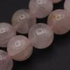 Used B238 Rose Quartz 8.3mm Beads Necklace Design Silver Color